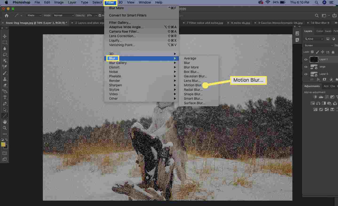 How to Create a Snow Effect in Photoshop
