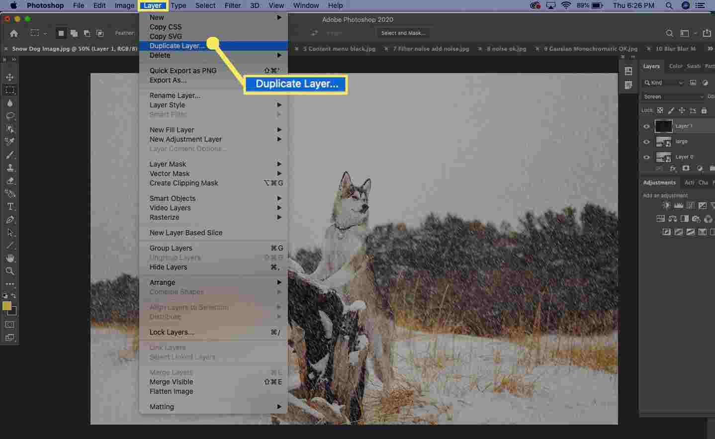 How to Create a Snow Effect in Photoshop