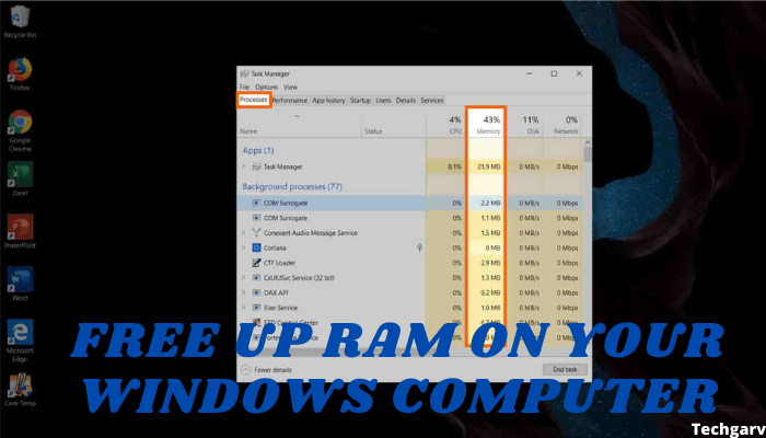 Free Up RAM On Your Windows Computer