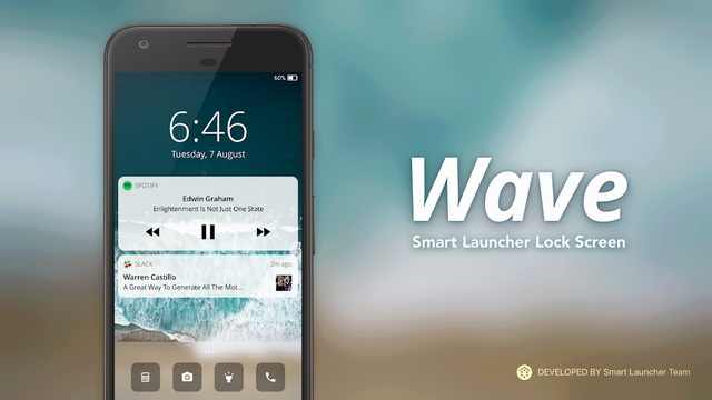 Wave – Customizable Lock Screen