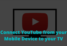 Connect YouTube from your Mobile Device to your TV