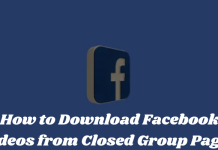 How to Download Facebook Videos from Closed Group Pages