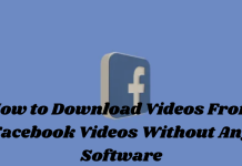How to Download Videos From Facebook Videos Without Any Software