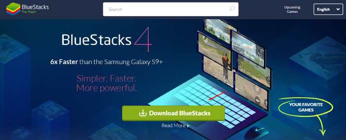 download and install Bluestacks