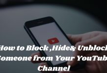 How to Block ,Hide& Unblock Someone from Your YouTube Channel