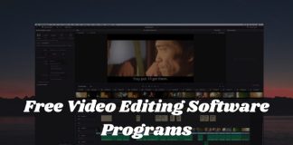 Free Video Editing Software Programs